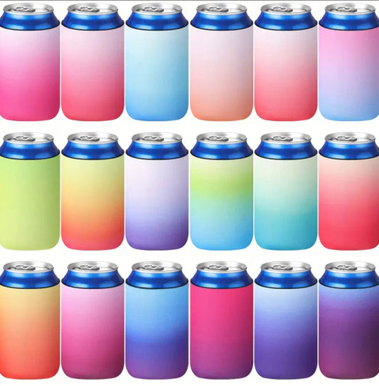 Colourful Ombré Stubby Coolers