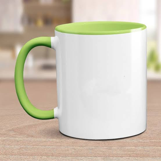 11oz Sublimation Mugs with Colour Handle & Inner