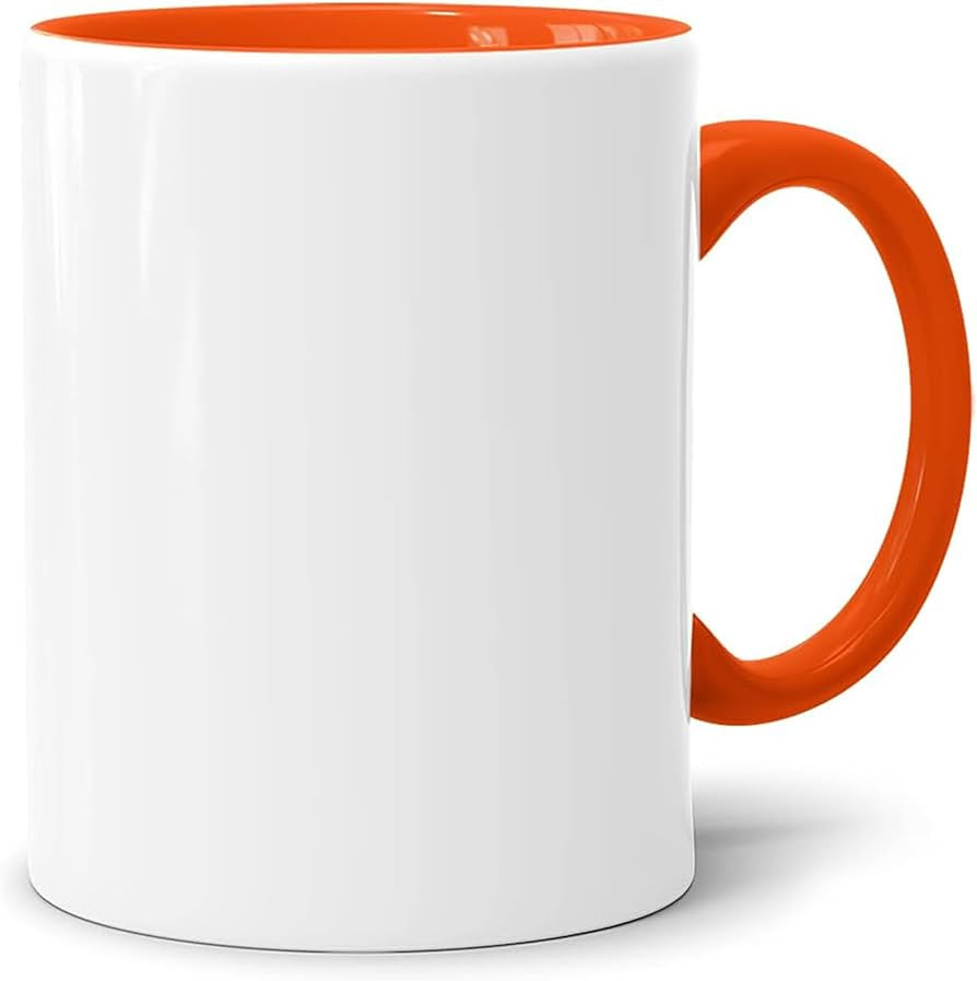 11oz Sublimation Mugs with Colour Handle & Inner