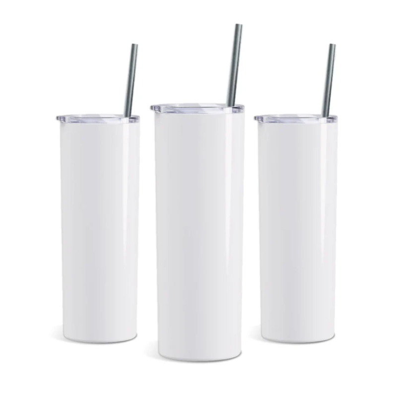 Sublimation blank skinny 20oz tumblers