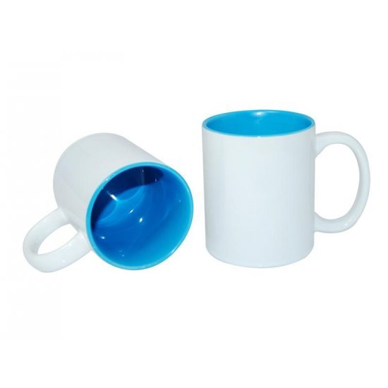 11oz Sublimation Mugs with Colour Handle & Inner