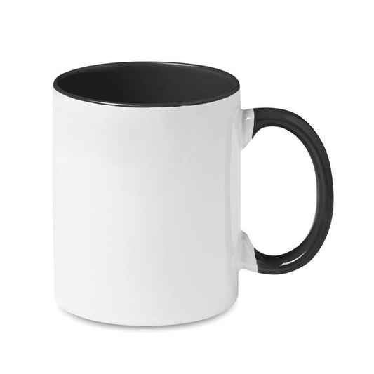 Sublimation mugs with black handle