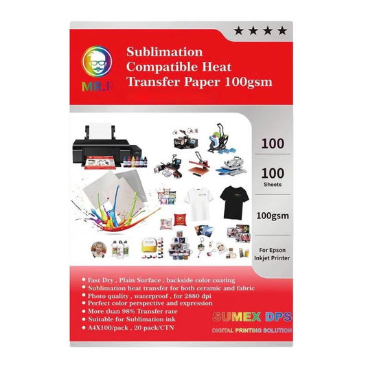 A4 Dye Sublimation Paper Pack