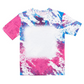 Colourful Bleached Sublimation Tshirt