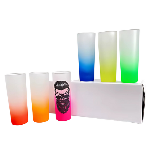 10oz Straight Glass - Ombre Sublimation Blank