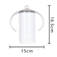 13oz Sublimation Sippy Cup Stainless Steel