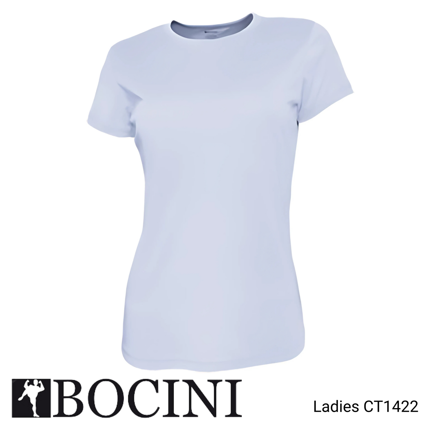 Bocini Ladies Sublimation Tshirts CT1422