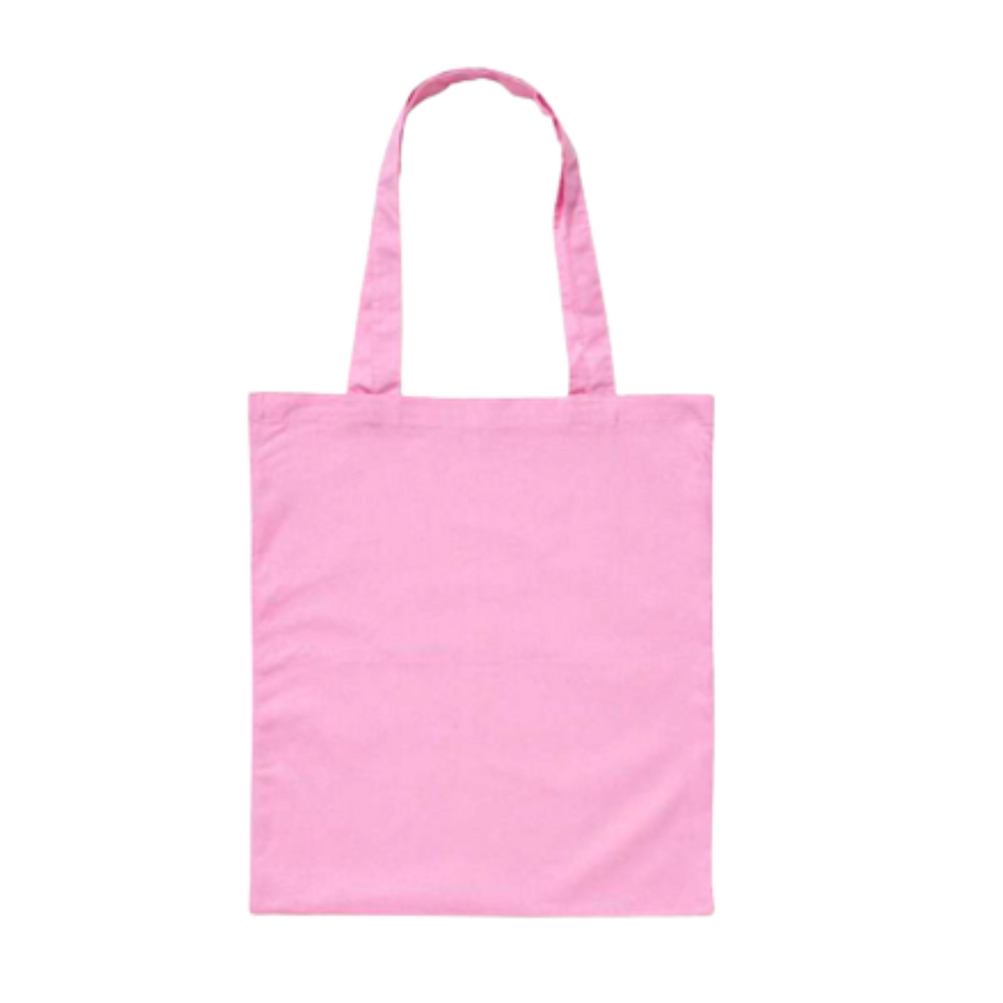 Pink Cotton Tote Bag