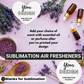 Air Fresheners for Sublimation  (5pack)