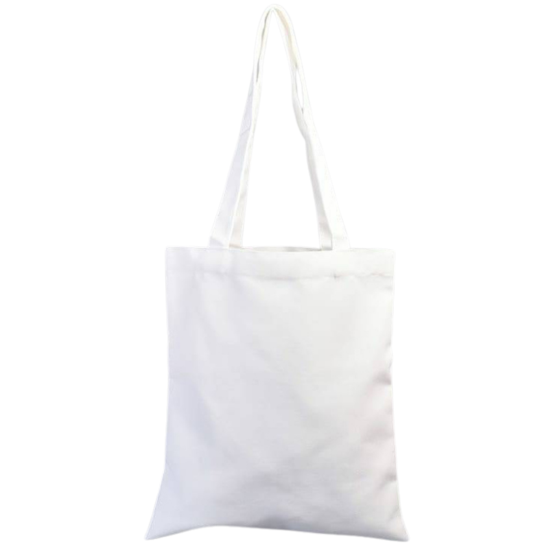 White Cotton Canvas Shopper Tote Bags - FROM $4.50 each