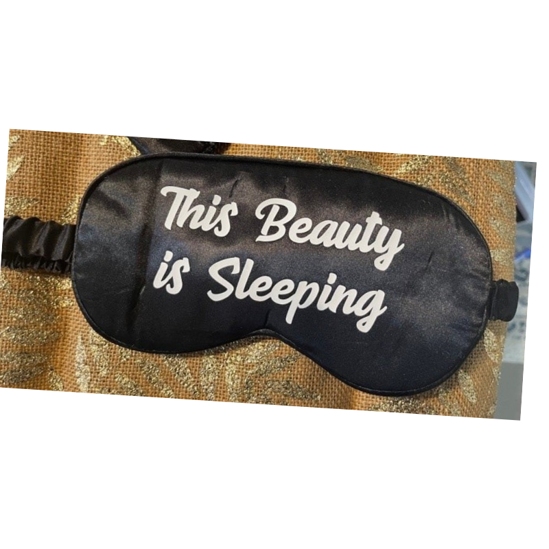 Black Silk Sleep Mask