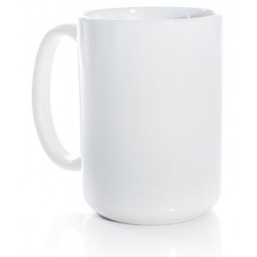 15 oz Mugs White - FROM $3.94 each