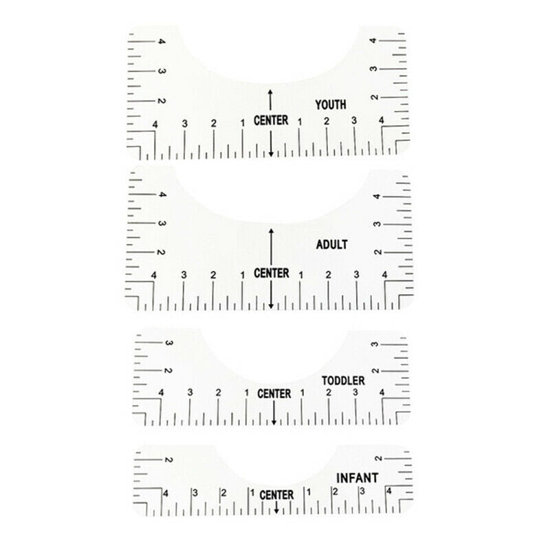 T-Shirt Alignment Ruler Set